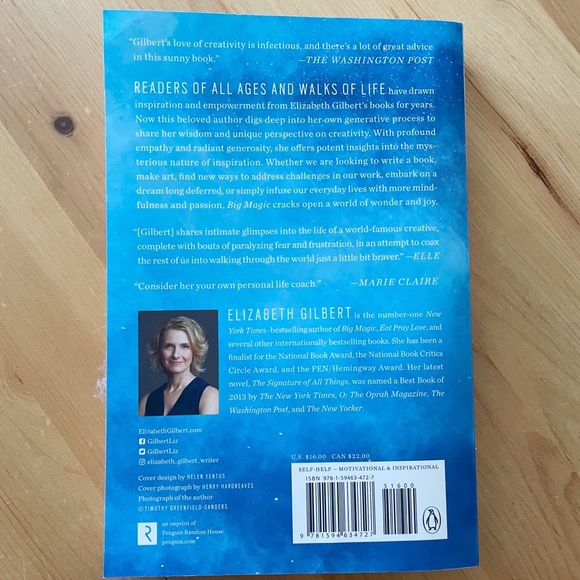 Big Magic by Elizabeth Gilbert - Picture 2 of 2